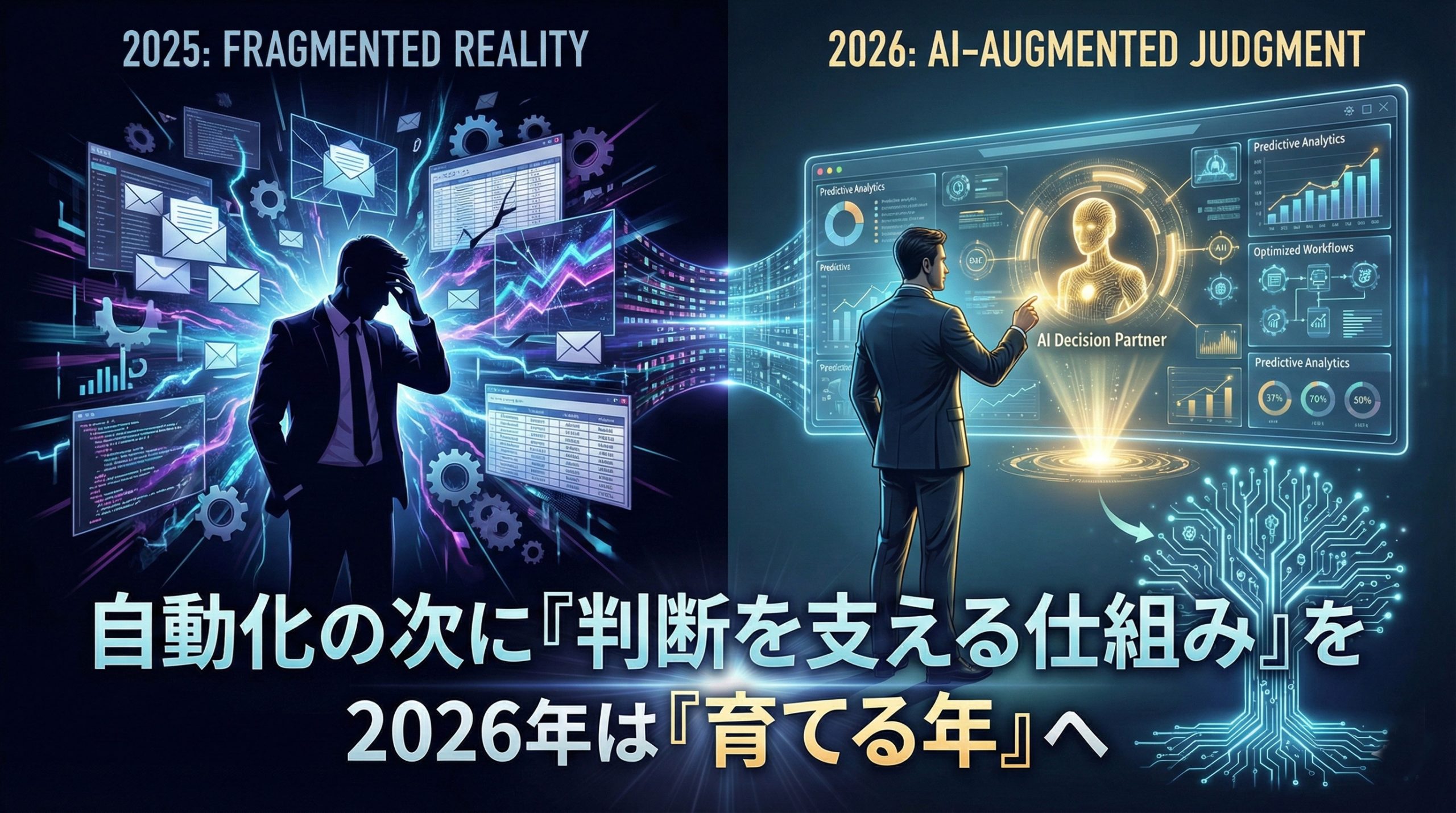 自動化の次に「判断を支える仕組み」